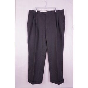 Joseph & Feiss Pants Classic Fit Pleated Cuffed Wool Blend Men's Size 44x32